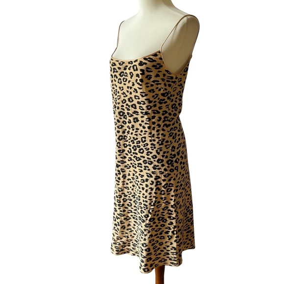 KATE MOSS X EQUIPMENT JESSA SILK SLIP DRESS SM ANIMAL LEOPARD PRINT SLINKY SEXY - Picture 4 of 12